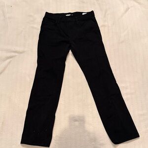 Black Straight-Leg jeans